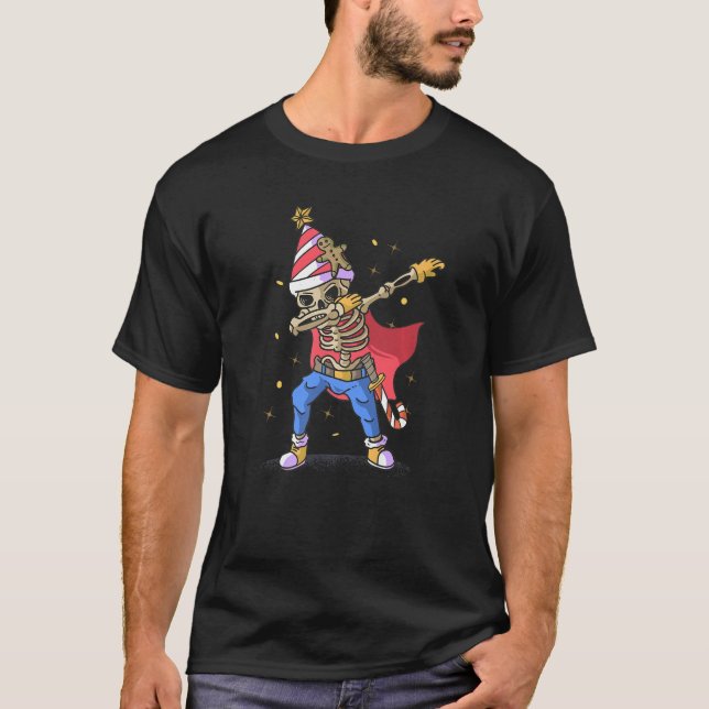 Camiseta Dabbing Skeleton (Anverso)