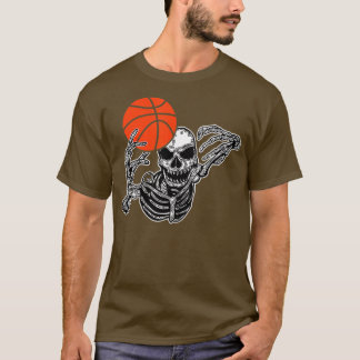 Camiseta Dabbing Skeleton Basketball Funny Halloween Dab Da