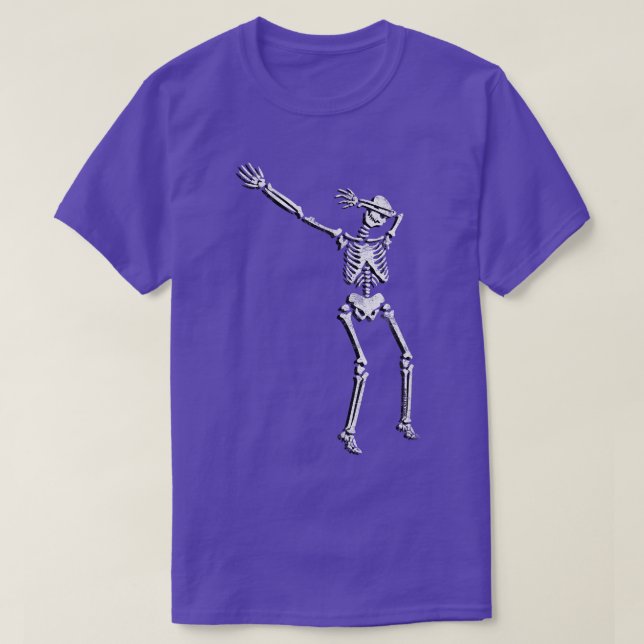 Camiseta Dabbing Skeleton Cinco de Mayo T Shirance (Diseño del anverso)