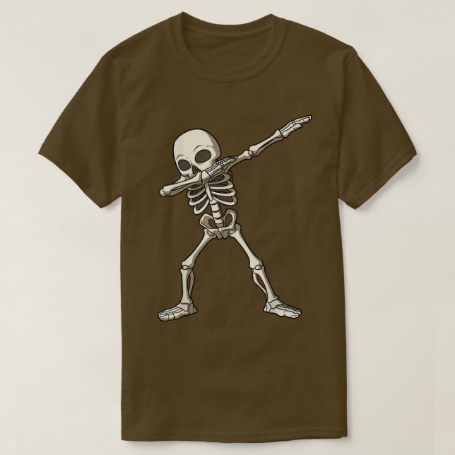 Camiseta Dabbing Skeleton Dab Skeleton Dancing Skeleton Hal (Diseño del anverso)
