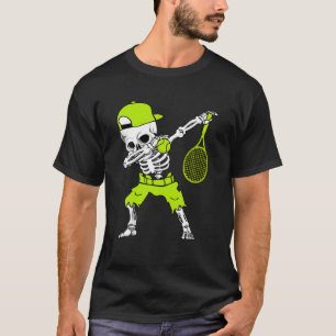 Camiseta Dabbing Skeleton Divertido Tenis Halloween Sport P