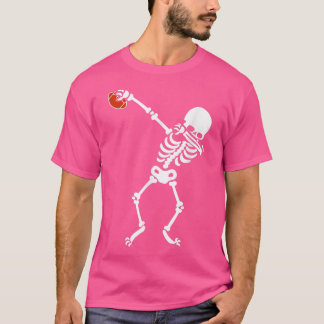 Camiseta Dabbing Skeleton Halloween Fútbol Dab Dance 