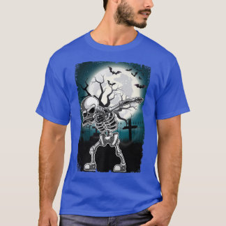 Camiseta Dabbing Skeleton Halloween Niños Guay 