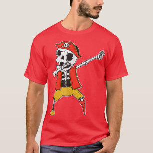Camiseta Dabbing skeleton sailor y pirata para capitán y