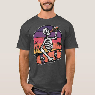 Camiseta Dabbing Skeleton Skateboarding Skeletons Gi