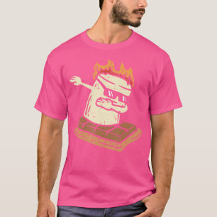 Camiseta Dabbing Smore Marshmallow Dab Dance Camping C