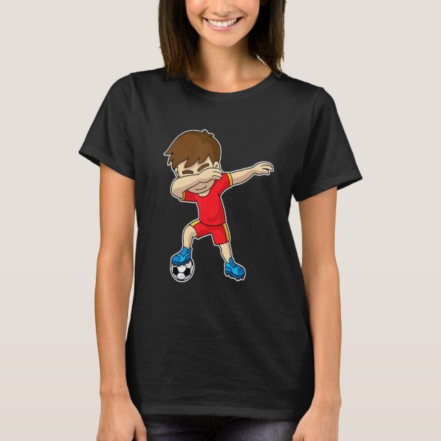 Camiseta Dabbing Soccer Boy (Anverso)