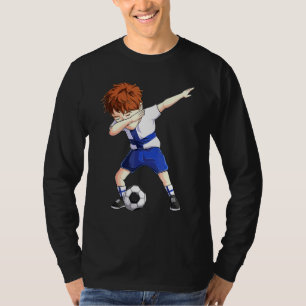 Camiseta Dabbing Soccer Boy Finlandia Fútbol Finlandés