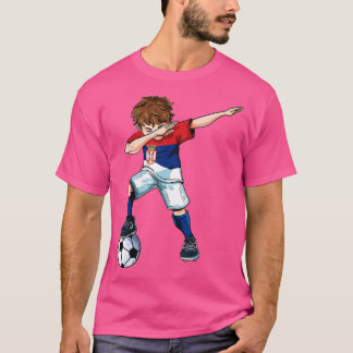 Camiseta Dabbing Soccer Boy Serbia - Regalo serbio de fútbo