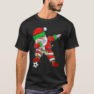 Camiseta Dabbing Soccer Santa Funny Xmas Dab Soccer Sports
