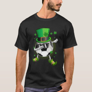Camiseta Dabbing Soccer Shamrock Funny Irish St Patrick Day