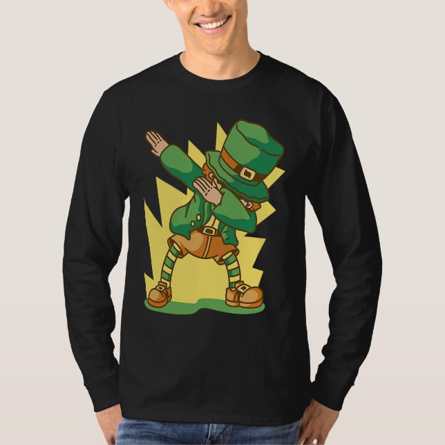 Camiseta Dabbing St Patricks Day man (Anverso)