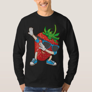 Camiseta Dabbing Strawberry Funny Love Dancer Sweet for