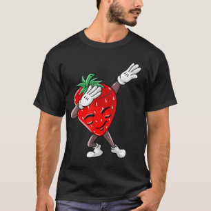 Camiseta Dabbing Strawberry Funny Love Dancer Sweet for