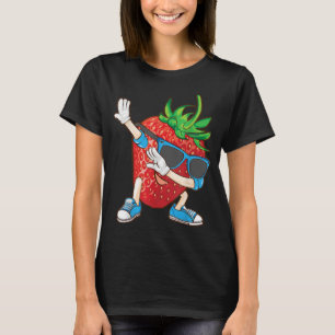 Camiseta Dabbing Strawberry Funny Love Dancer Sweet for