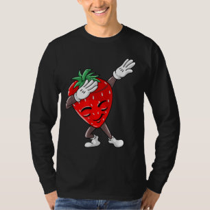 Camiseta Dabbing Strawberry Funny Love Dancer Sweet for