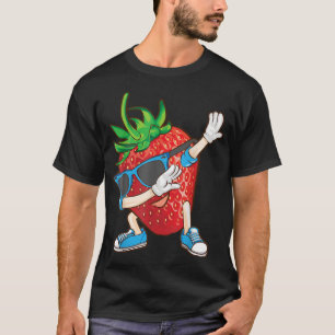 Camiseta Dabbing Strawberry Funny Love Dancer Sweet for
