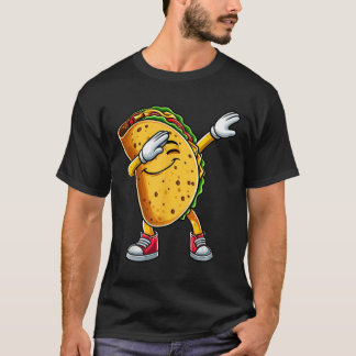 Camiseta Dabbing Taco Cinco De Mayo Curiosos Niños Mexicano