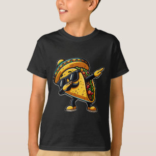 Camiseta Dabbing Taco Cinco De Mayo Funny Padres Mexicanos 