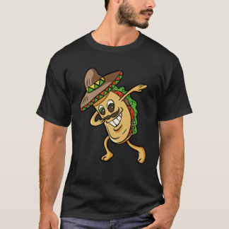 Camiseta Dabbing Taco CinCo de Mayo Mexican Food  Boys Men 