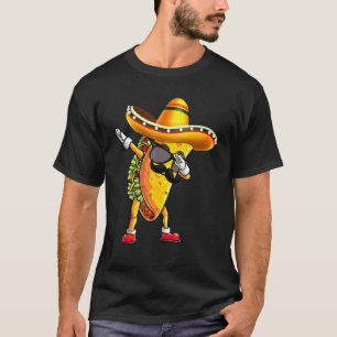 Camiseta Dabbing Taco Cinco De Mayo Niños Hombres Comida Me