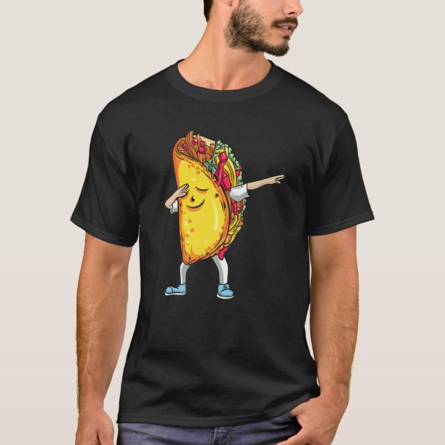 Camiseta Dabbing Taco Funny Cinco De Mayo (Anverso)