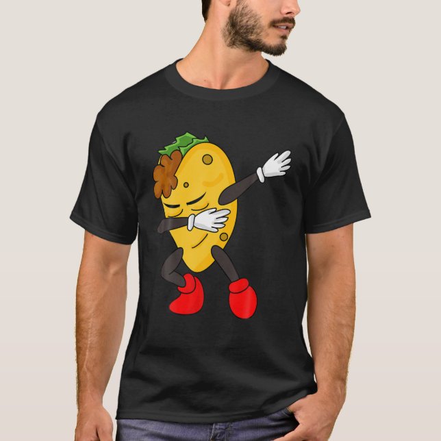 Camiseta Dabbing Taco - Funny Taco Lover Gift (Anverso)