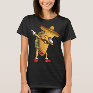 Camiseta Dabbing Taco Sombrero Fiesta de comida mexicana di