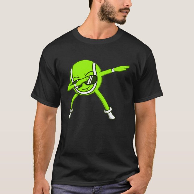 Camiseta Dabbing Tennis Ball Entrenador del jugador Lover (Anverso)