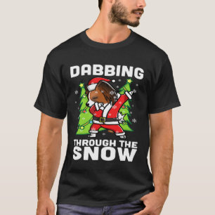 Camiseta Dabbing Through the Snow Papillon Funny Dog Christ