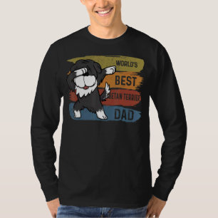 Camiseta Dabbing Tibetan Terrier Dad Dab Para Niños Hombres