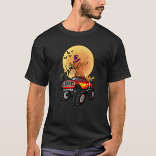 Camiseta Dabbing Toy Poodle Dog Witch Monster Truck Hallow