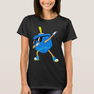 Camiseta Dabbing Trompo Hanukkah Bailando Chanukah Niño
