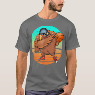 Camiseta Dabbing Turkey con el gracioso Día de Acción de Gr