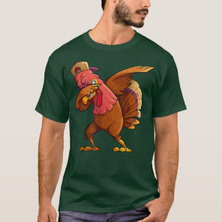 Camiseta Dabbing Turkey Thankending 