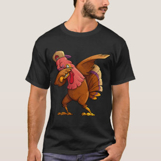 Camiseta Dabbing Turkey Thankending