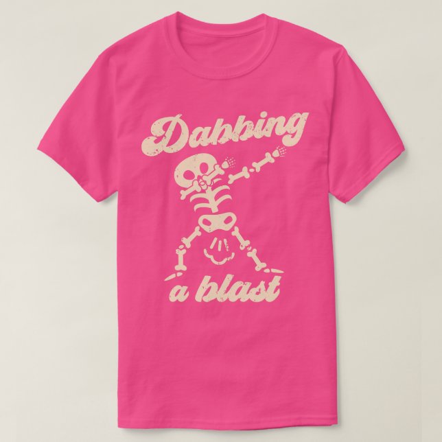 Camiseta Dabbing un gracioso Chiste de skeleton Fart (Diseño del anverso)