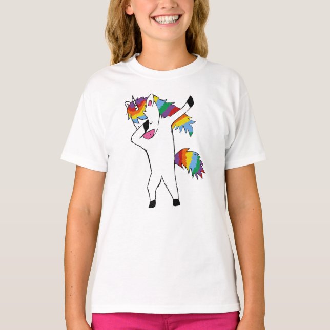 Camiseta Dabbing Unicorn (Anverso)