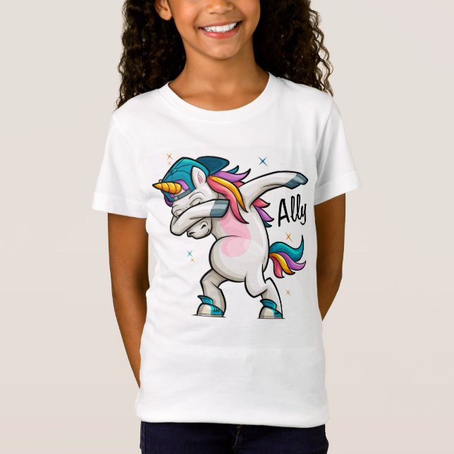Camiseta Dabbing Unicorn (Anverso)