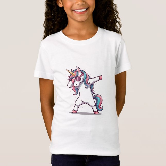 Camiseta Dabbing Unicorn (Anverso)