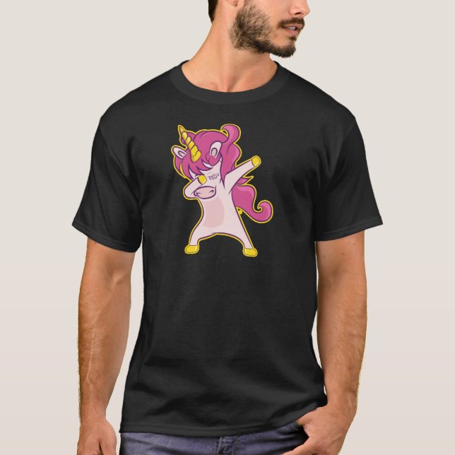 Camiseta Dabbing Unicorn (Anverso)