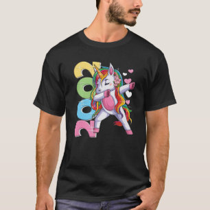 Camiseta Dabbing Unicorn 20.ª Chica De Cumpleaños 20 Años 2
