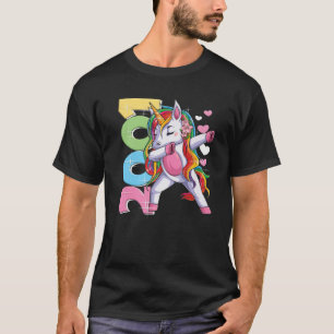 Camiseta Dabbing Unicorn 21ª Chica de cumpleaños 21 años 20