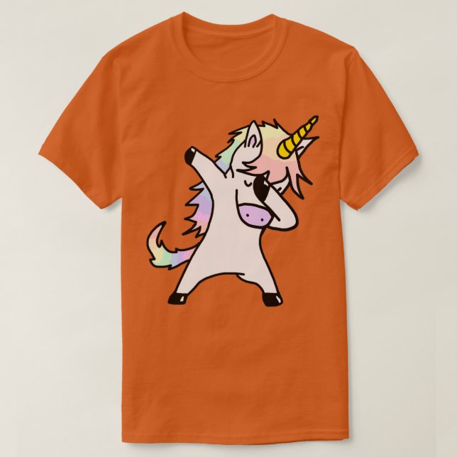 Camiseta Dabbing Unicorn 3 (Diseño del anverso)