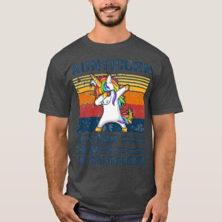 Camiseta Dabbing Unicorn Aunticorn Fun regalo