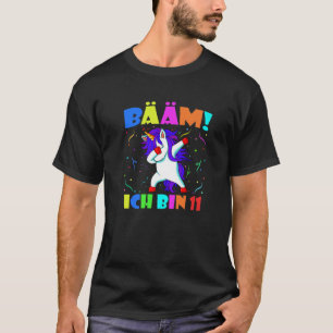 Camiseta Dabbing Unicorn - Bäääm Ich Bin 11 Niños 11º Nacim
