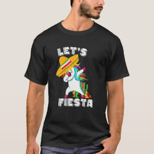 Camiseta Dabbing Unicorn Cinco De Mayo Funny Cinco De Mayo