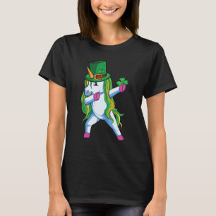 Camiseta Dabbing Unicorn Dab Dancing Día de San Patrick