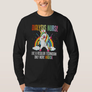 Camiseta Dabbing Unicorn Dab Dialysis Enfermera Como Una En
