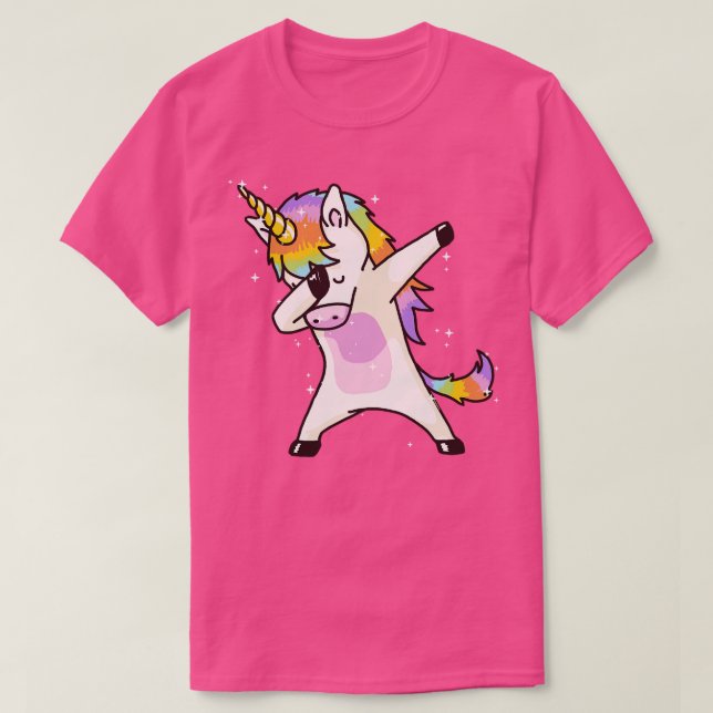 Camiseta Dabbing Unicorn Dab Hip Hop Funny Magic (Diseño del anverso)